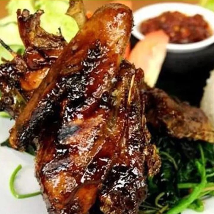 Pecel Bebek Bakar