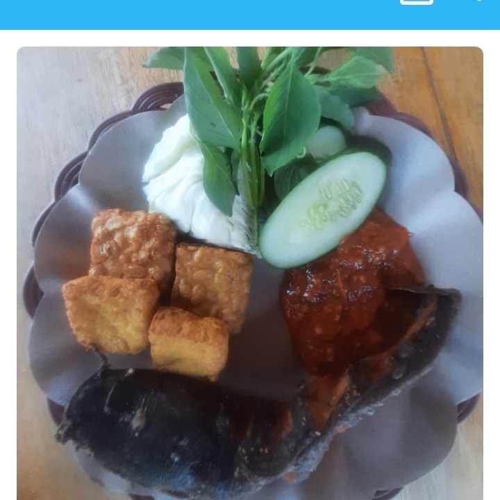 Pecel Lele Tanpa Nasi