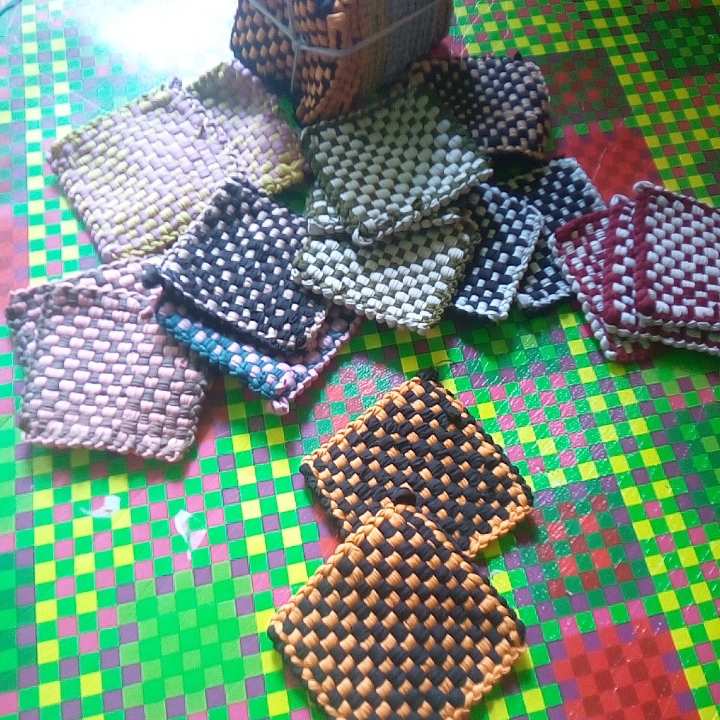 Pegangan Wajan Panas Angkat Panas Cempal Anyam Alas Kuali Panas