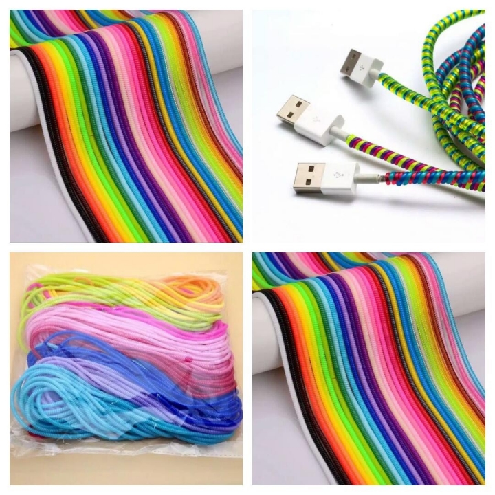 Pelindung Kabel Spiral 2 Warna