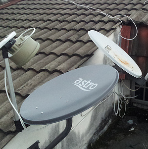 Pemasangan / Perbaikan Dish Solid di Bawah