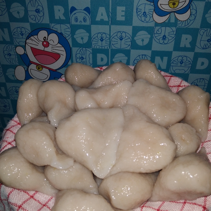 Pempek Telor Kecil Mentah
