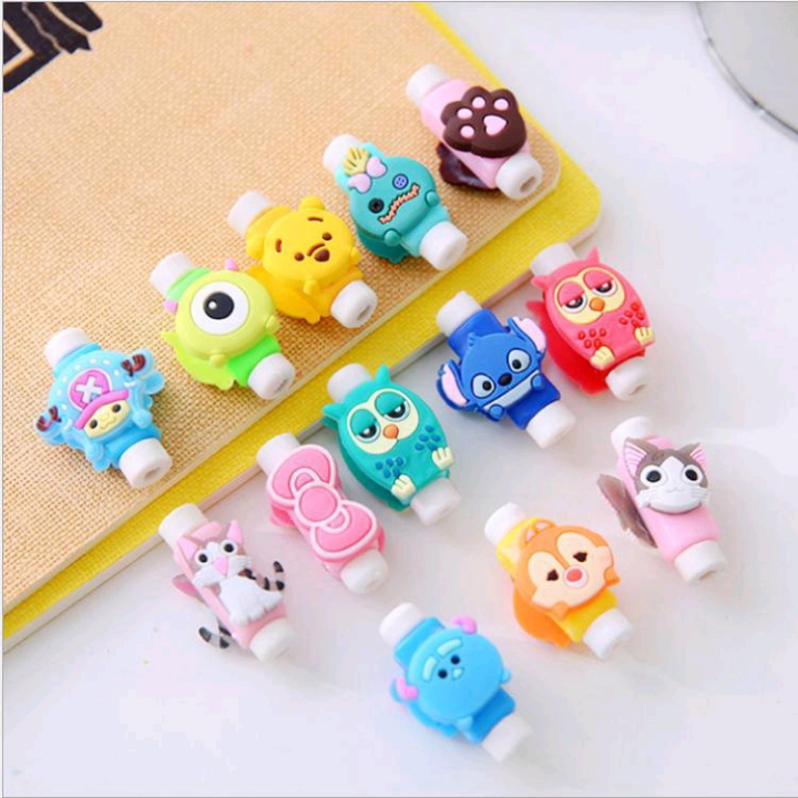 Penjepit ujung kabel motif kartun