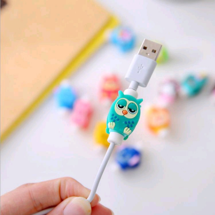 Penjepit ujung kabel motif kartun 4