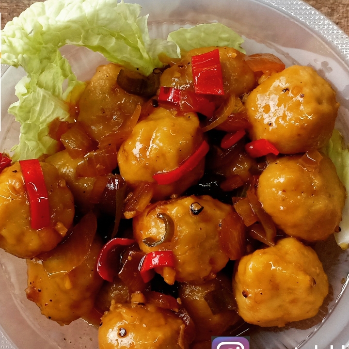 Pentol Ayam Lada Hitam