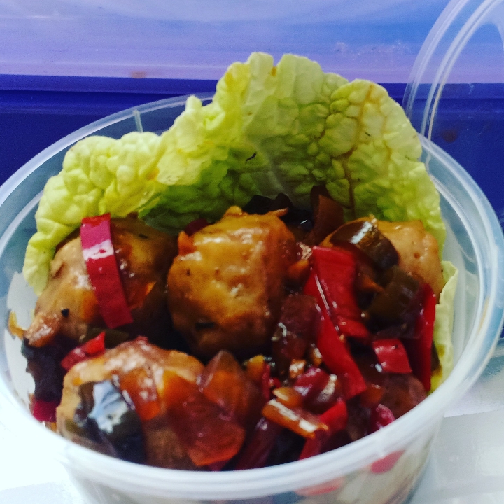 Pentol Ayam Lada Hitam Pedas