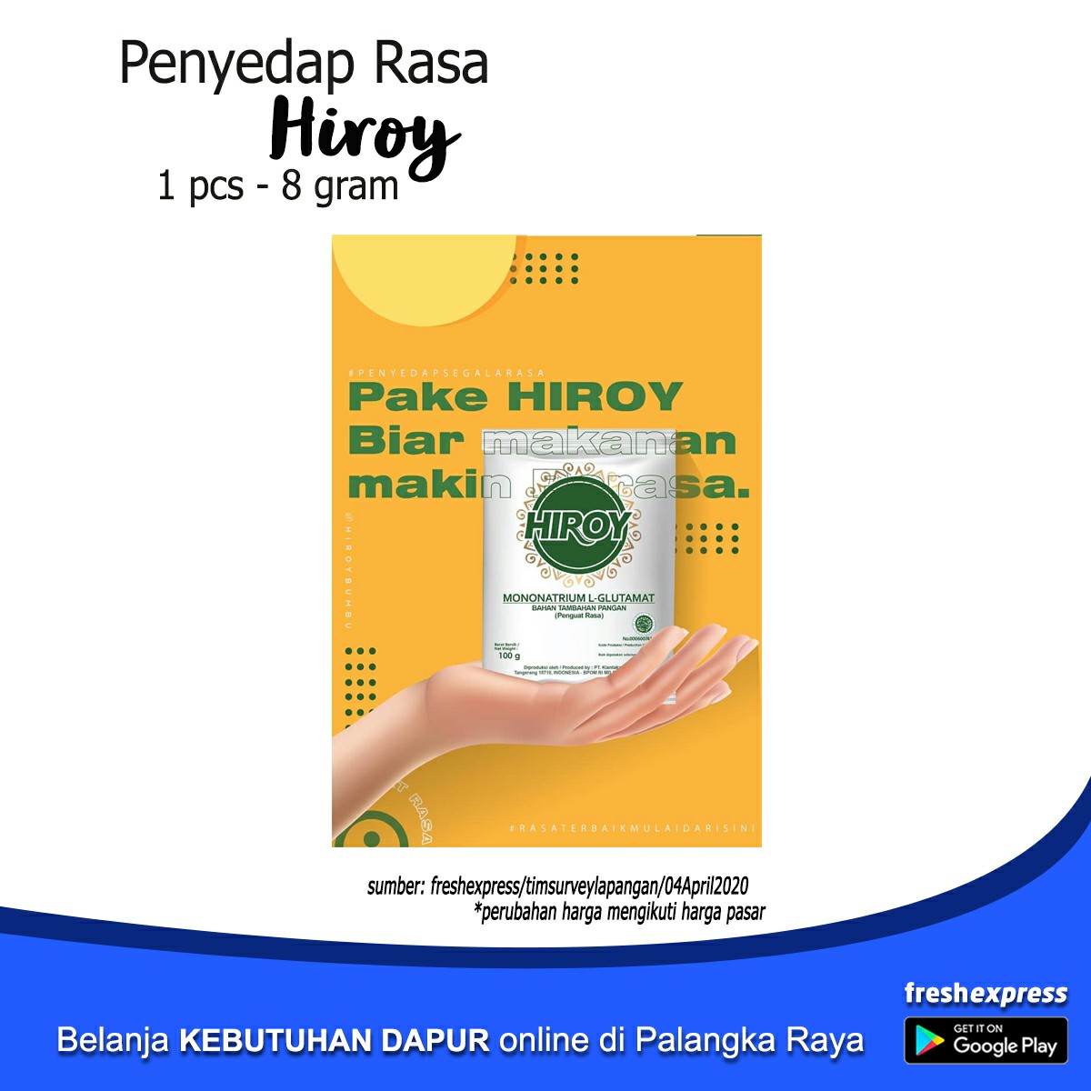 Penyedap Rasa Hiroy