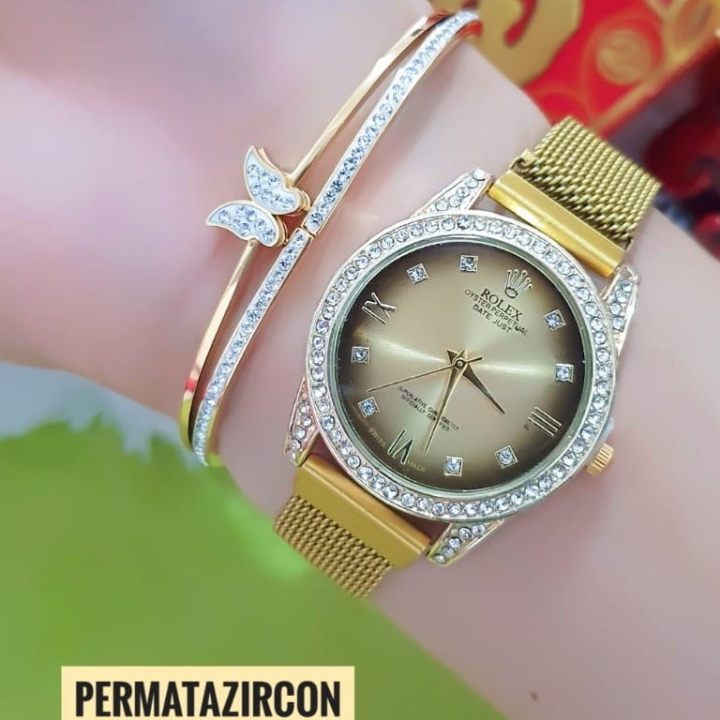 Perbiasan Titanium Xiuping Dan Permata Zircon 4