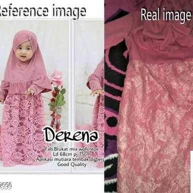 Periksa Dress  JumpsuitGamis Muslim Anak Perempuan 3