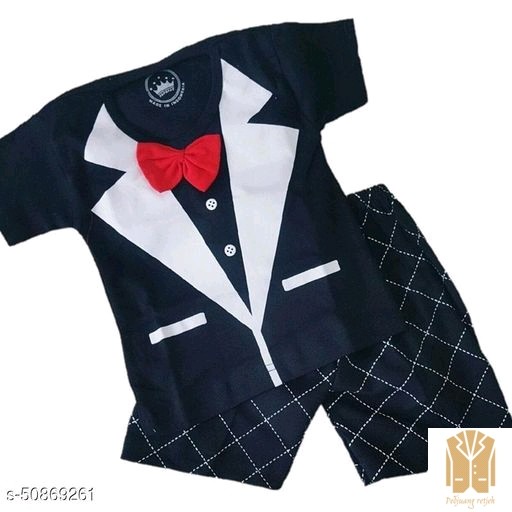 Atasan  BawahanEve Maternity BSBTuxedo Setelan Anak-WHITE BLACK 2