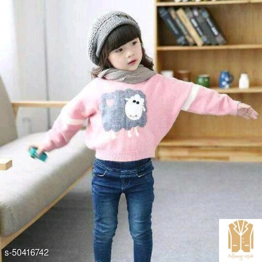 Periksa Set Atasan  BawahanKambing kids-Pink