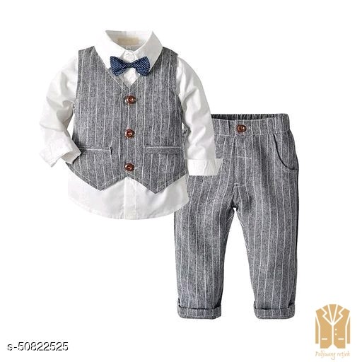 Periksa Set Atasan  BawahanMEE Setelan Formal Plaid 4in1-Black 3