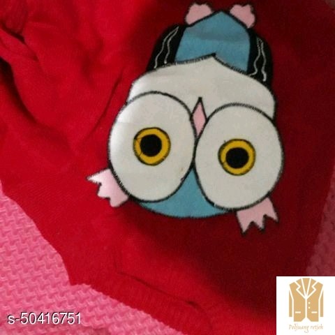 Periksa Set Atasan  BawahanOwl kids-Red 2