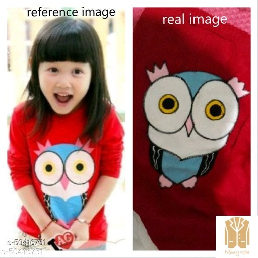 Periksa Set Atasan  BawahanOwl kids-Red 3