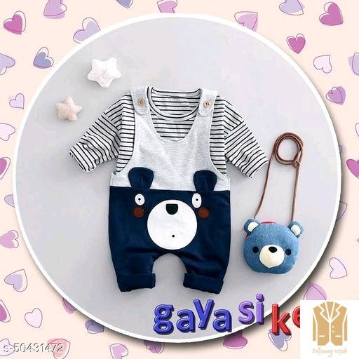 Periksa Set Atasan  BawahanSETELAN ANAK JUMPER BERUANG 3 TAHUN-Black