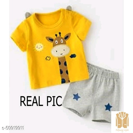 Periksa Set Atasan  BawahanSet Anak Giraffe Mustard Baju Anak
