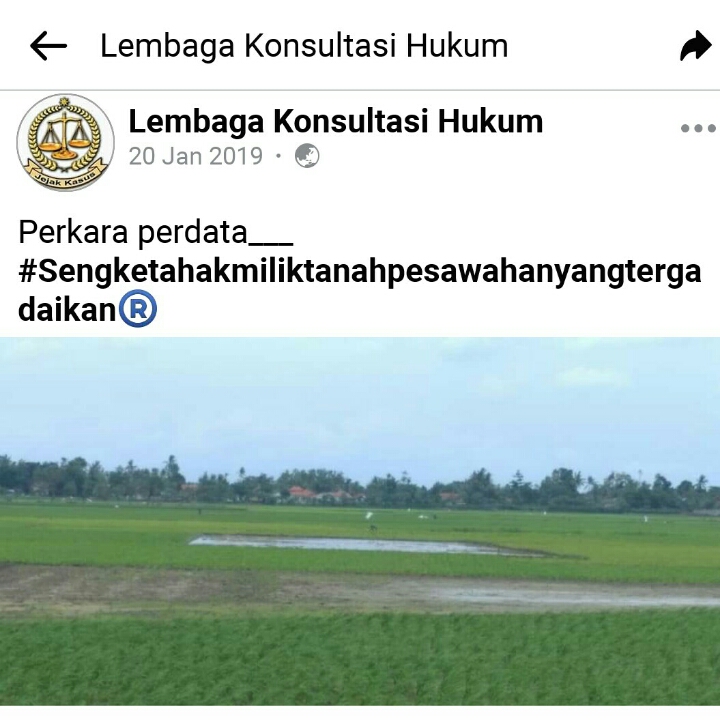 Perkara Perdata Sengketa Lahan