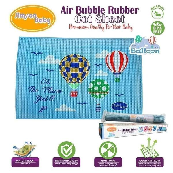 Perlak Simson Baby Waterproof Rubber Cot Sheet