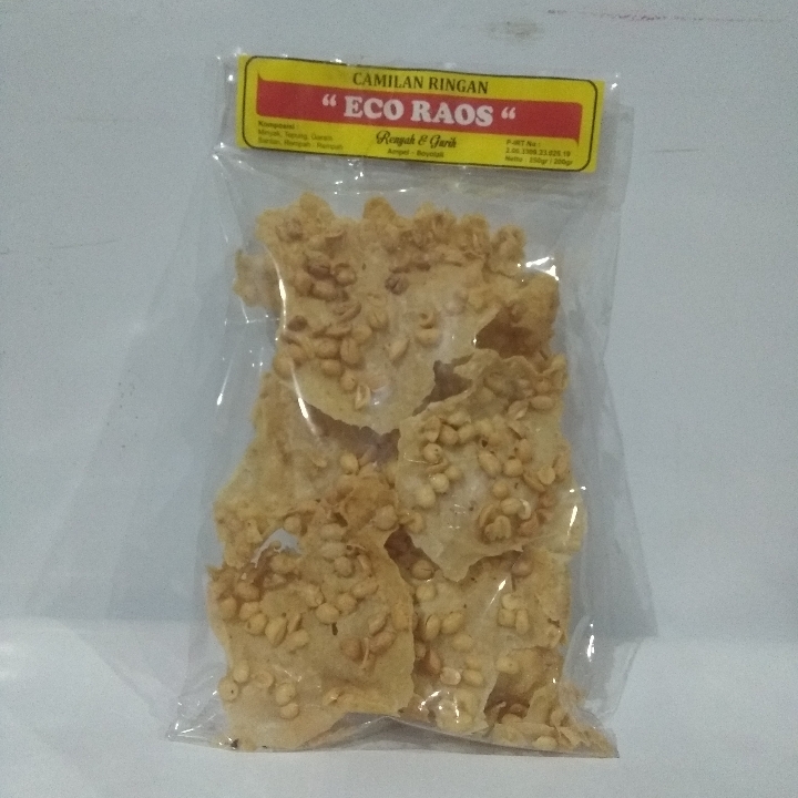 Peyek Kacang Eco Raos 200gram