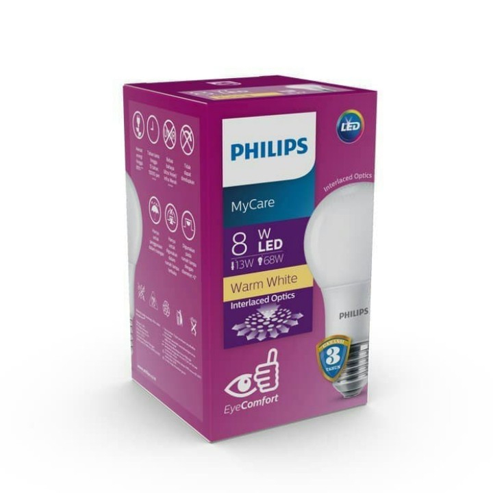 Lampu Philips LED 8 Watt