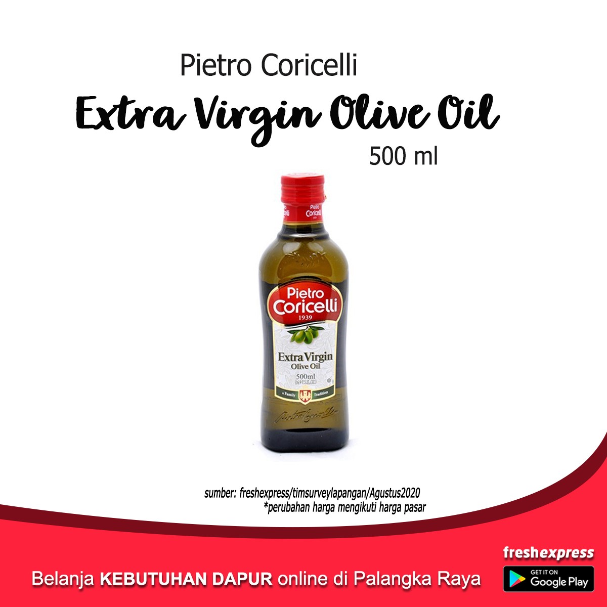 Pietro Coricelli Extra Virgin Olive Oil 500 Ml