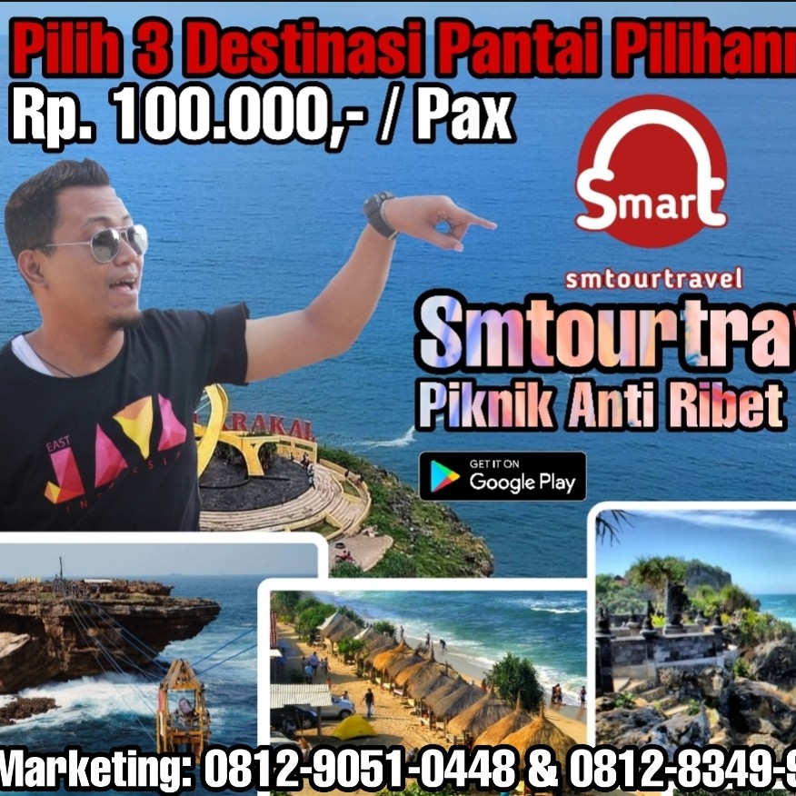 Pilih 3 Pantai di Gunungkidul Sesukamu