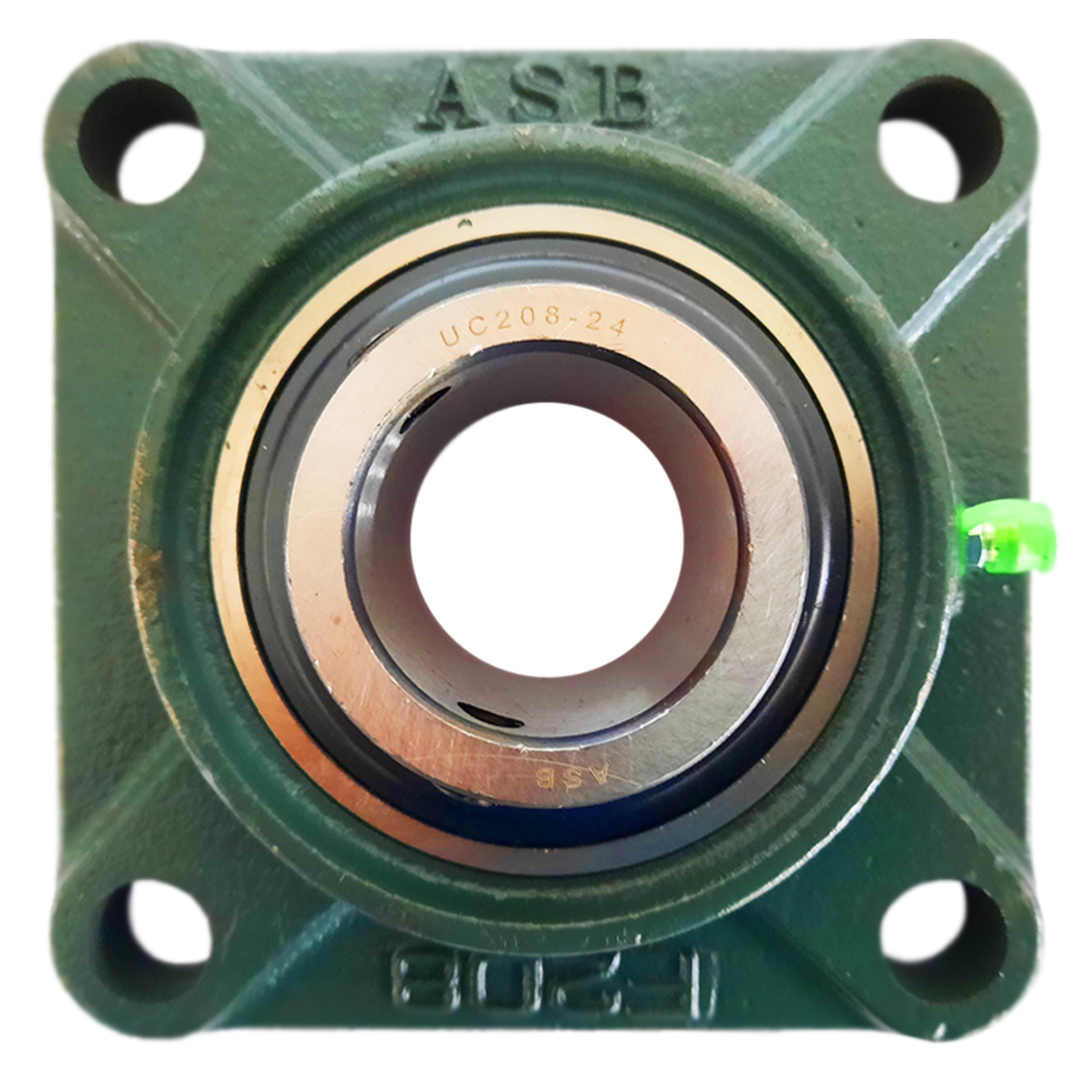UCP208-24 Solid Pillow Block Flange Mounted Bearing-1-1/2" Bore 2 Bolt