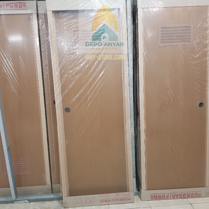 Pintu WC Purwosari Motif Kayu