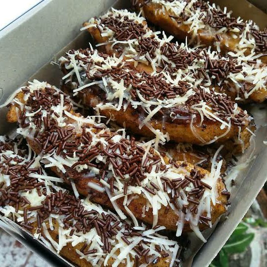 Pisang Bakar Coklat Keju