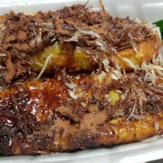 Pisang Bakar Keju susu milo 3