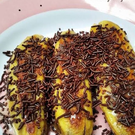 Pisang Bakar Mumtaz Toping Coklat