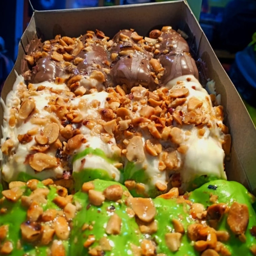 Pisang Capucino Vanila Greantea Kacang