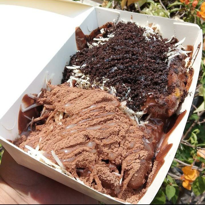 Pisang Crispie Coklat Keju Milo Oreo