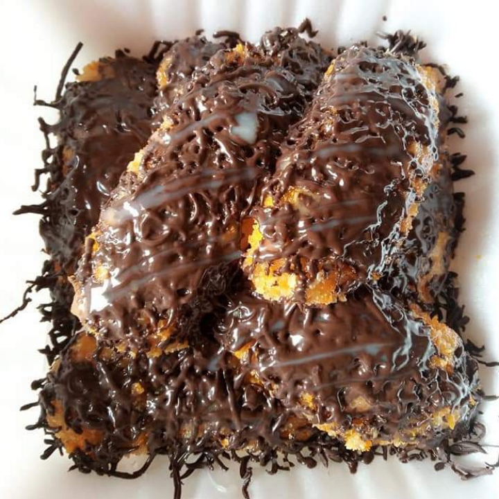Pisang Crispy Coklat