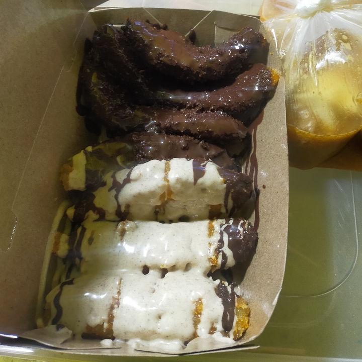 Pisang Crispy Tiramisu Coklat