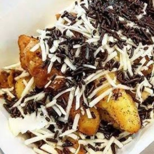 Pisang Crispy Toping Coklat Kejuu Isi 13