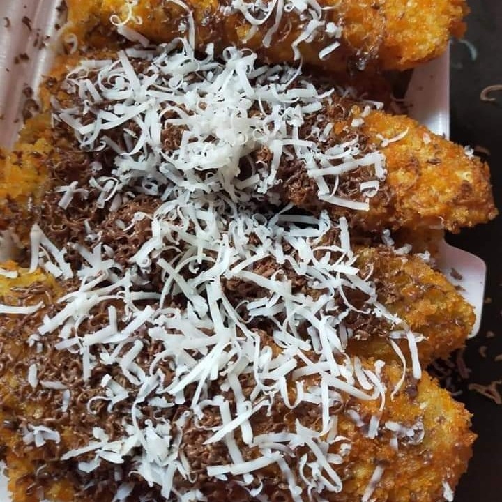 Pisang Crispy coklat Keju
