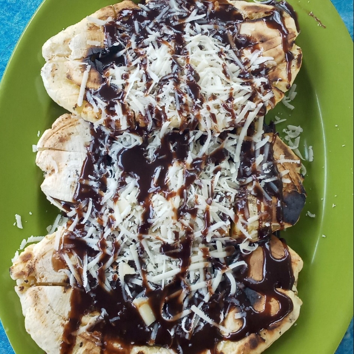 Pisang Gepe Cokelat Keju