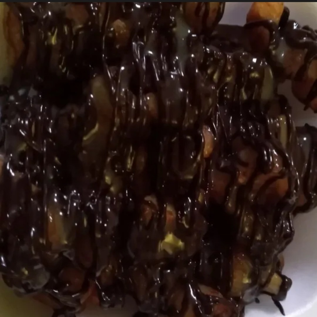 Pisang Glaz Coklat Susu