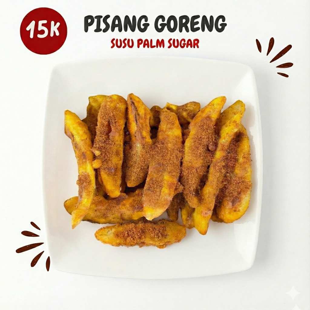 Pisang Goreng Susu Palm Sugar