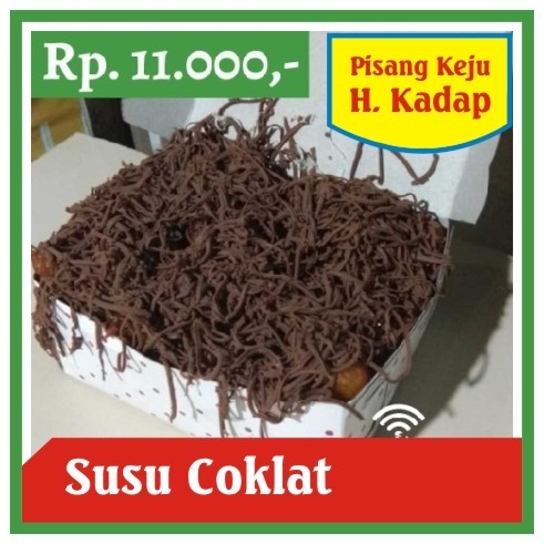 Pisang Keju H Kadap-Susu Coklat