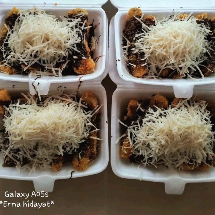 Pisang Krispy Keju Coklat