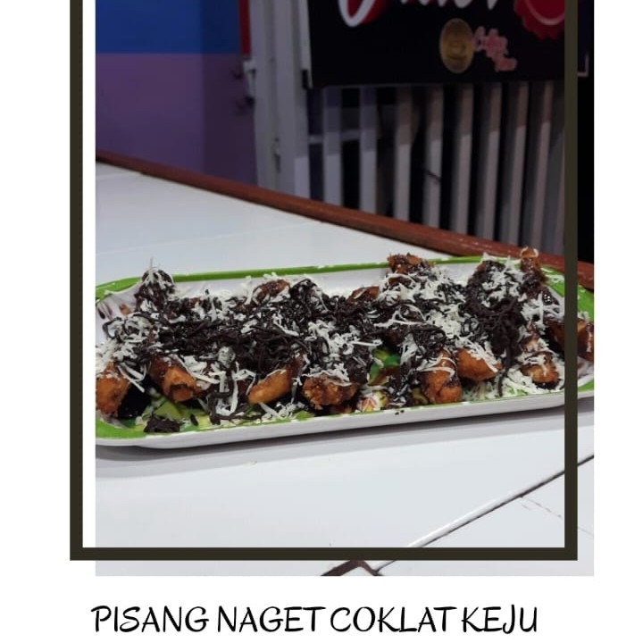 Pisang Naget Coklat Keju