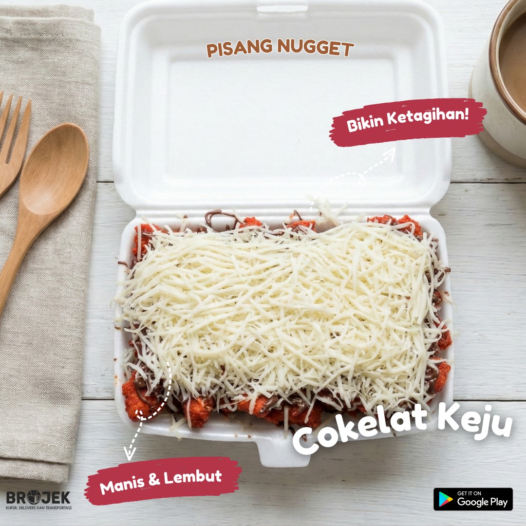 Pisang Nugget Cokelat Keju