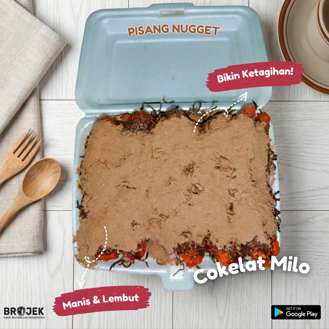 Pisang Nugget Cokelat Milo