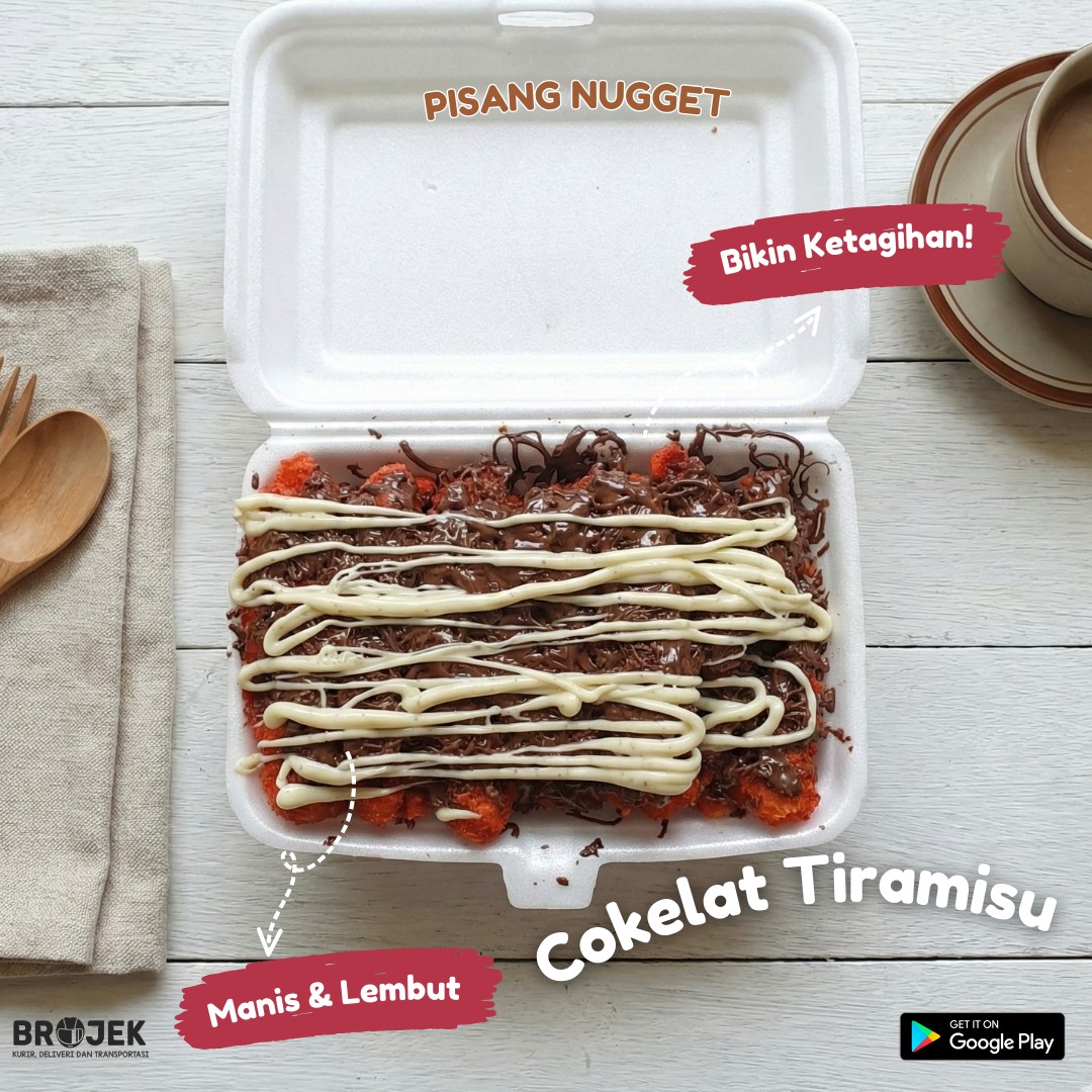 Pisang Nugget Cokelat Tiramisu