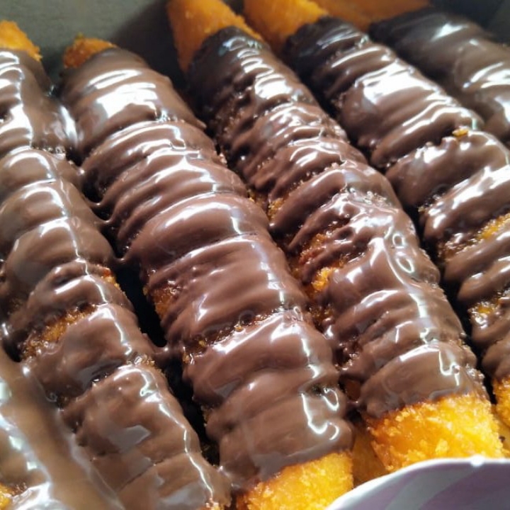 Pisang Nugget Full Coklat 