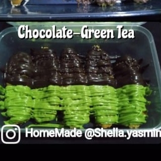 Pisang Pasir Lumer Choco - Greentea
