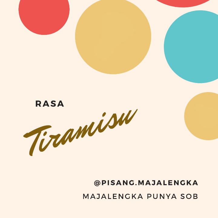 Pisang Rasa Tiramisu