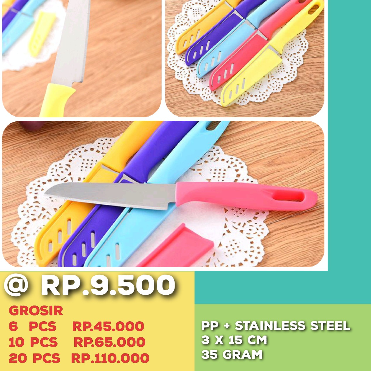 Pisau Dapur Stainless Steel